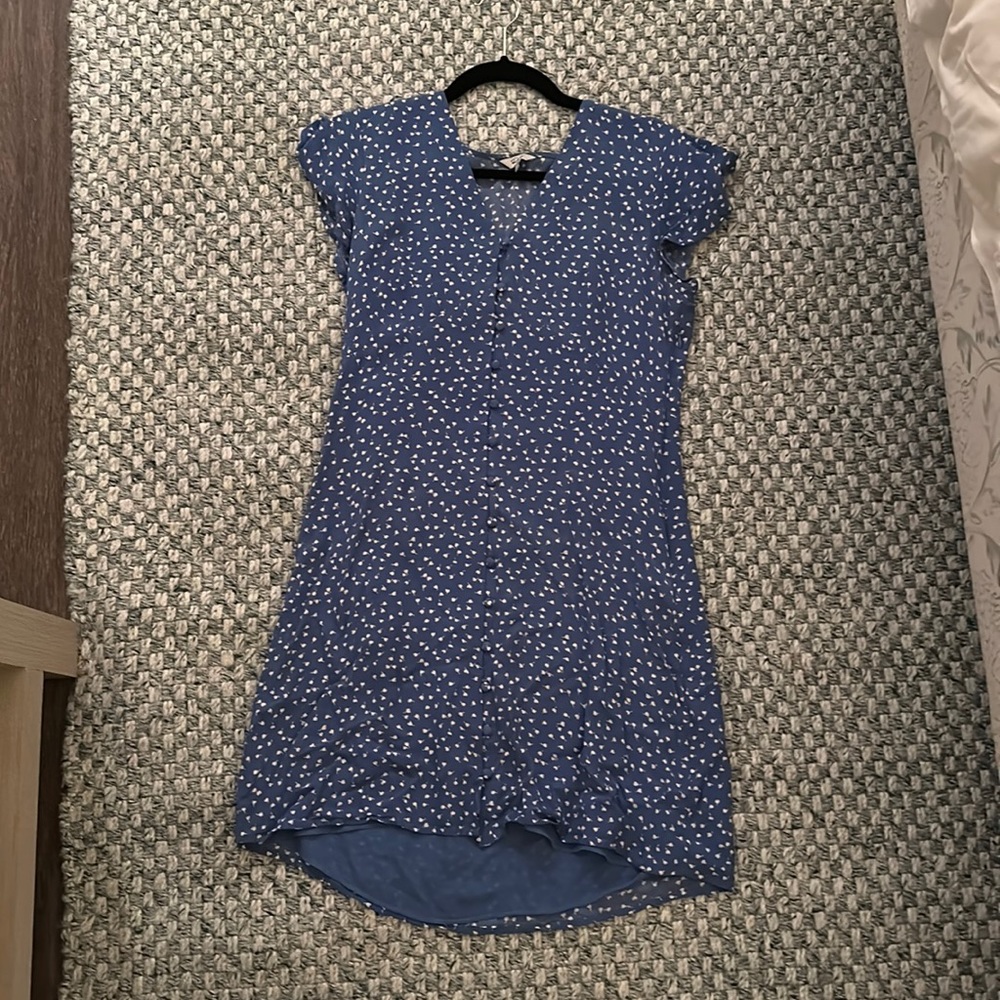 Rails small blue dress